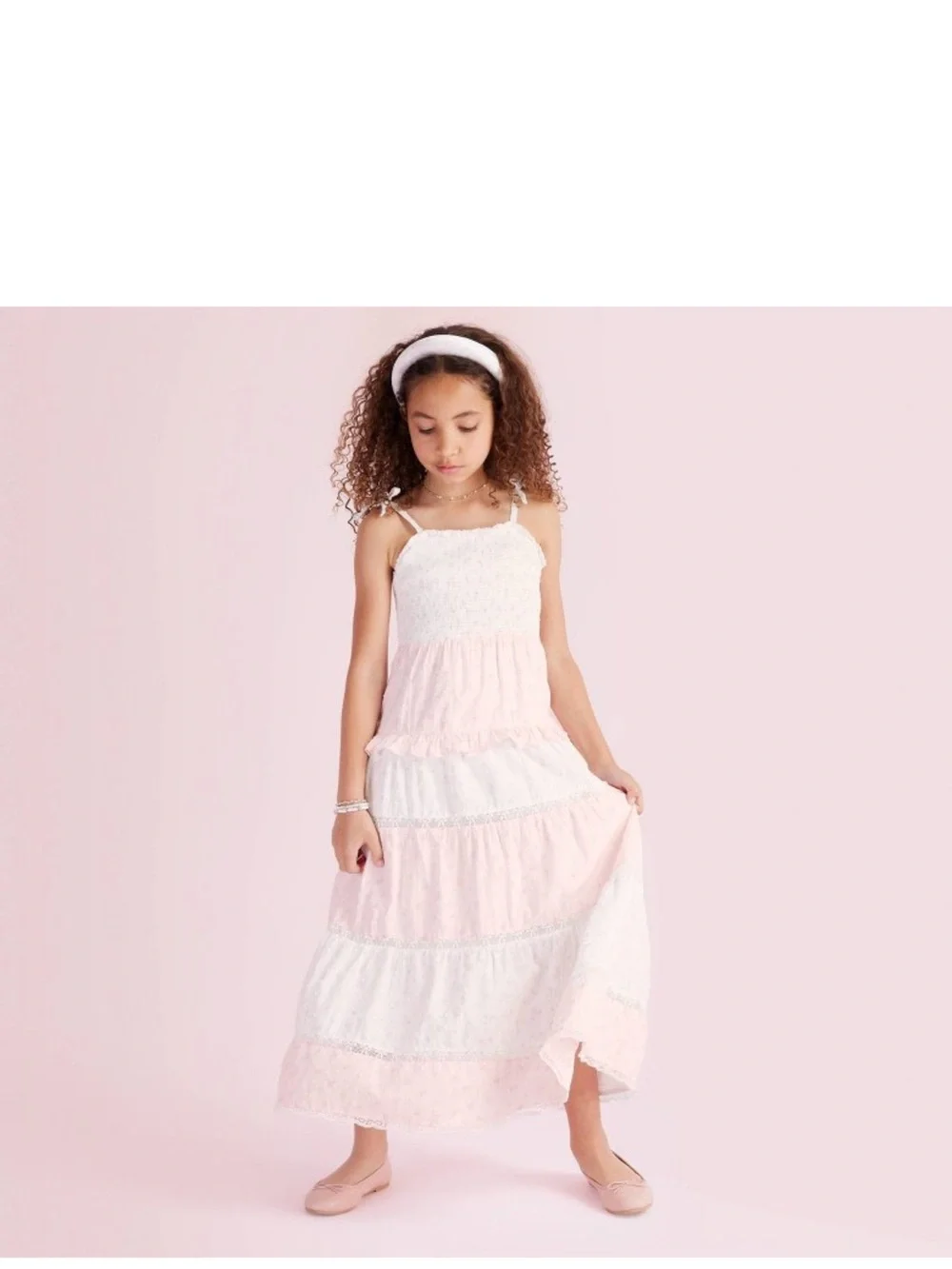 Stella Ditsy Floral Tiered Maxi Dress from LoveShackFancy x Target. (Girls 16)